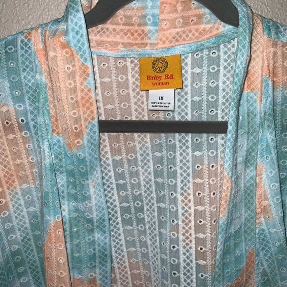 NWT Ruby Rd Open Front Cardigan size XL - Picture 7 of 8